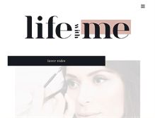 Tablet Screenshot of lifewithme.com